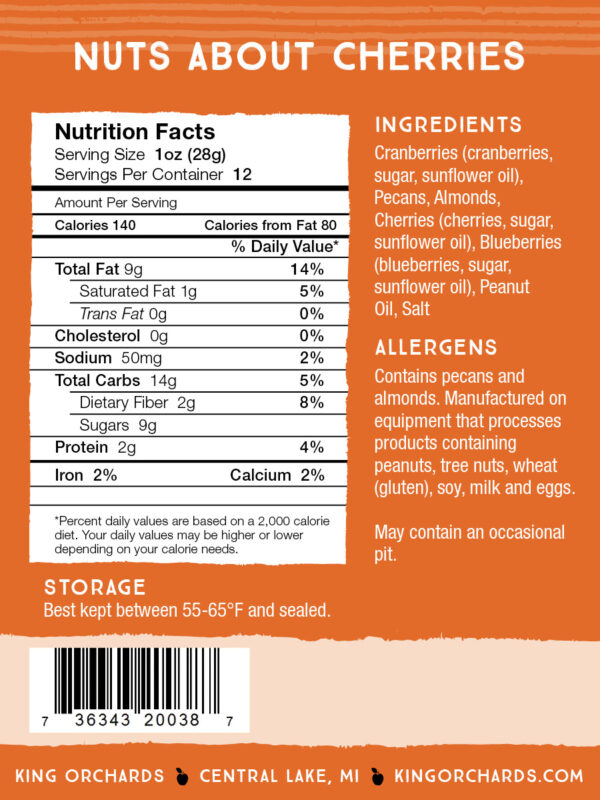 Nuts About Cherries Trail Mix - Image 3