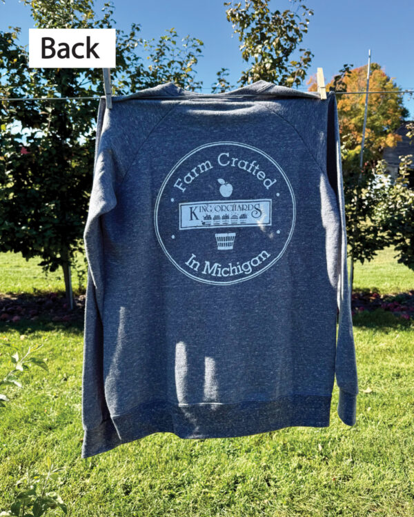 King Orchards Logo Crewneck - Heather Grey - Image 3