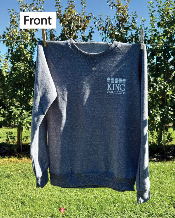 King Orchards Logo Crewneck - Heather Grey - Image 2