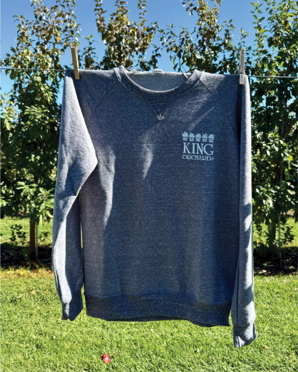 King Orchards Logo Crewneck - Heather Grey